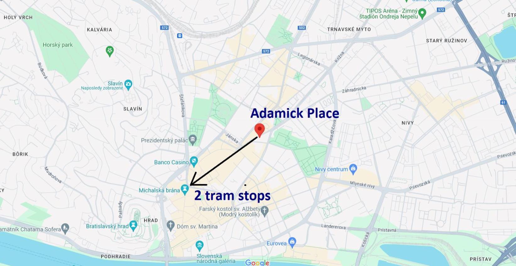 Апартаменты Adamick Place In City Centre With Free Parking Братислава Экстерьер фото